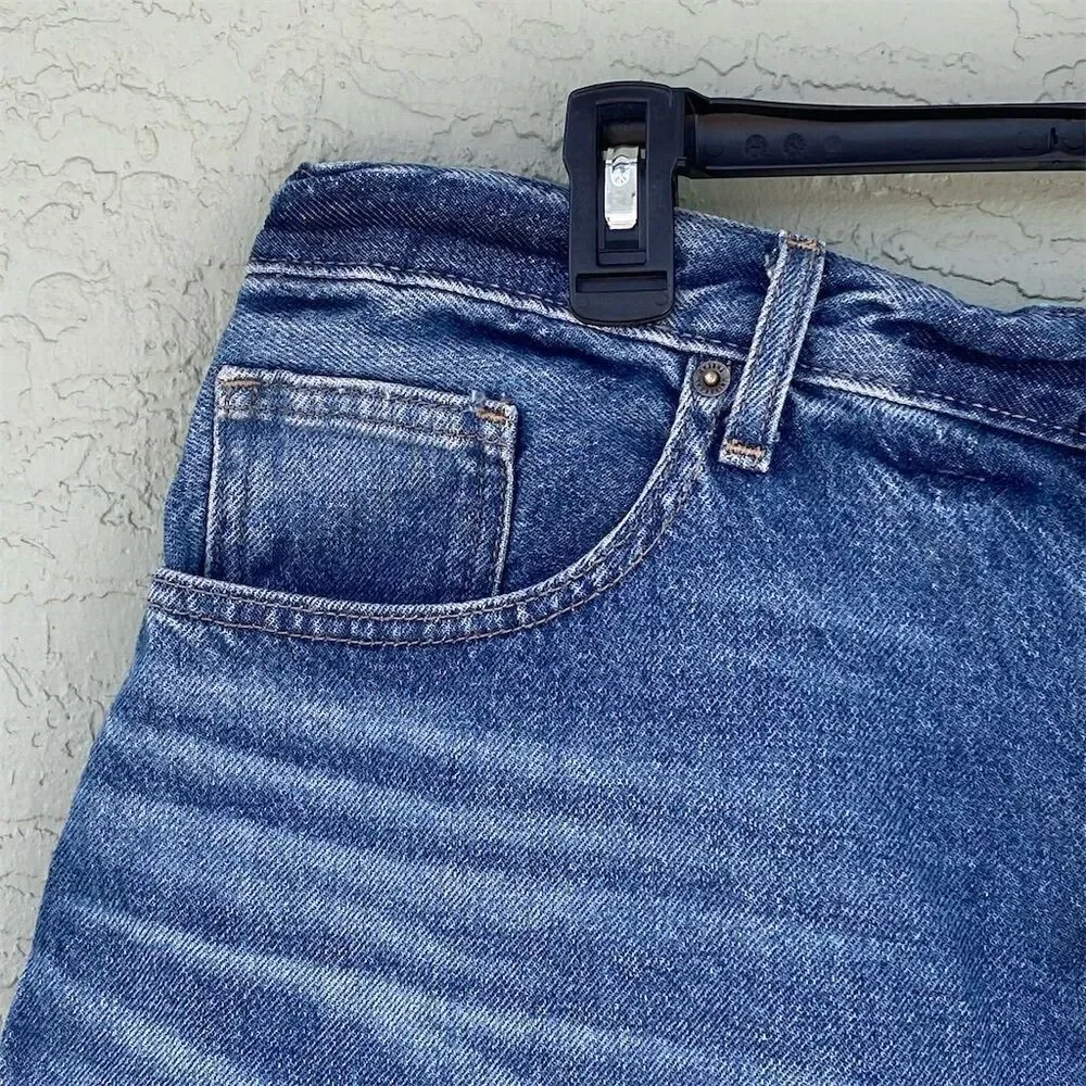 Universal Thread Women's Baggy Denim Shorts Blue Size 16 Casual